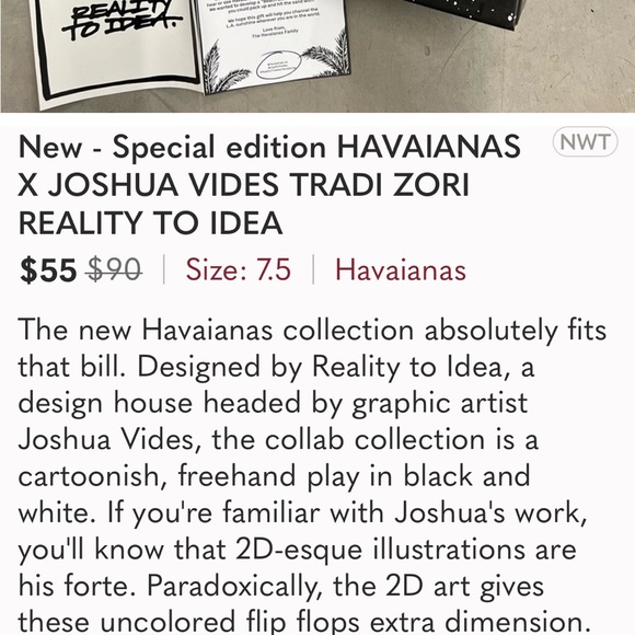 NWT Havaianas with box - Picture 5 of 5